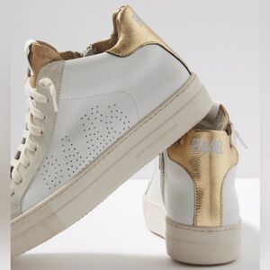 P448 Theamid Hightop Sneaker Color: Millenium/Ivory Size:EU 40 / US 9.5-10